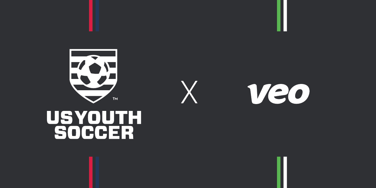 US Youth Soccer and Veo Technologies partnership image, working together to provide advanced sports video analysis solutions