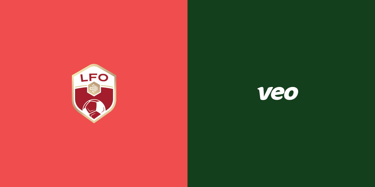 Ligue de Football d'Occitanie partnership announcement banner with Veo Technologies